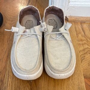 Hey Dude Tan Moccasins